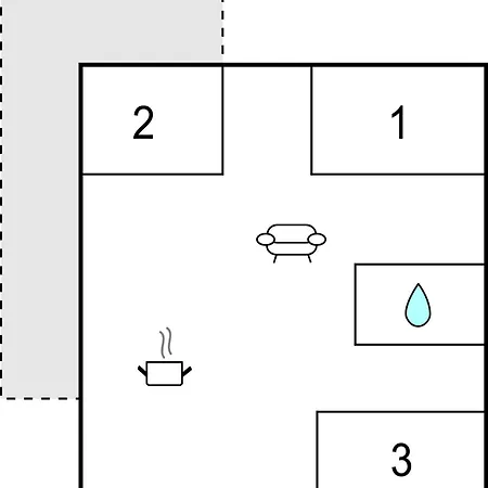 Apartment Cozy In With Kitchen *